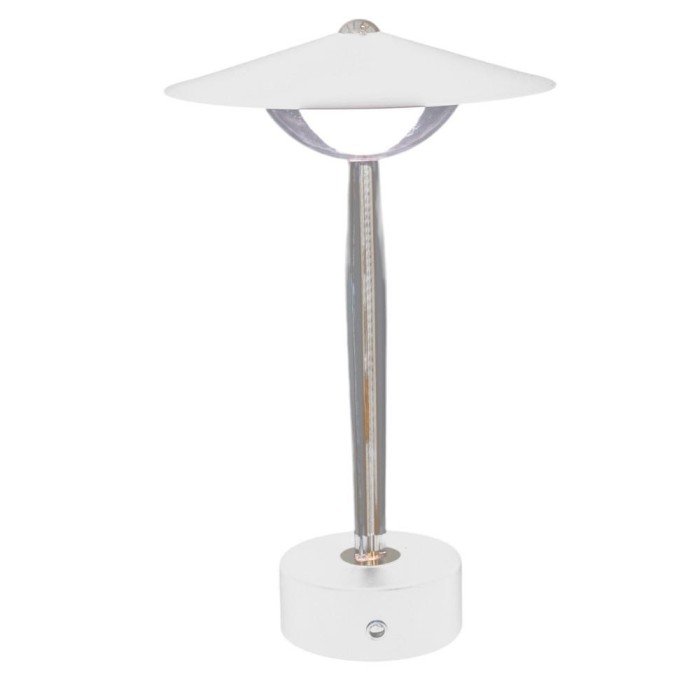 LAMPADA LED D18 H25.5 KRISTAL CAPPELLO BIANCA